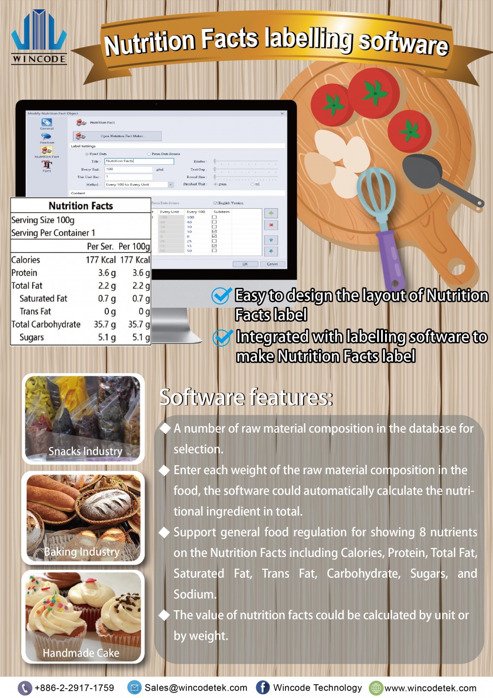 Nutrition Chart Maker